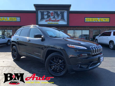2016 Jeep Cherokee for sale at B & M Auto Sales Inc. in Oak Forest IL