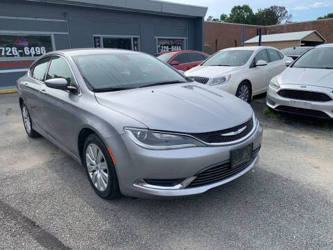 2017 Chrysler 200 for sale at City to City Auto Sales in Richmond VA