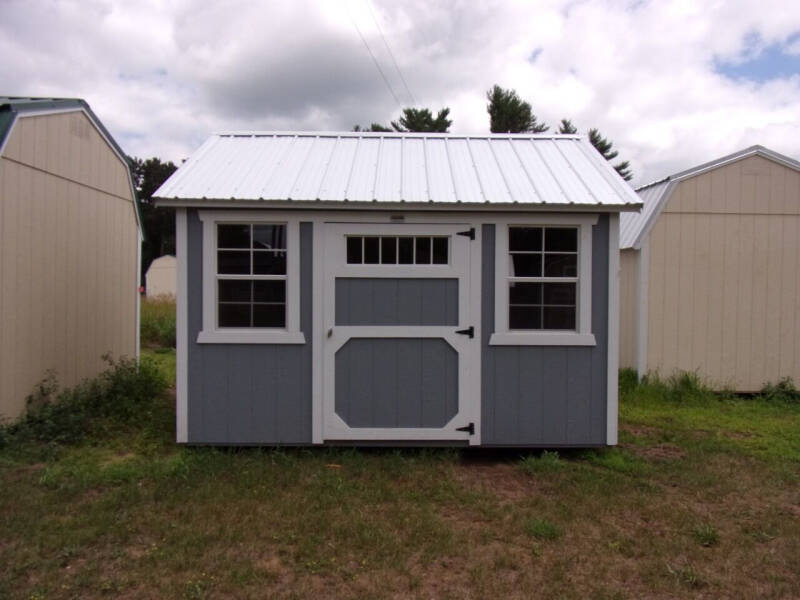  10 x 12 utility 7/12 pitch and 6 inch overhang for sale at Extra Sharp Autos in Montello WI