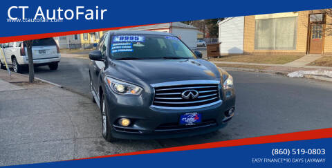 2013 Infiniti JX35 for sale at CT AutoFair in West Hartford CT