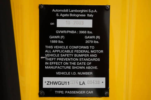 2004 Lamborghini Gallardo