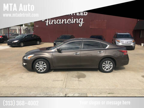 2014 Nissan Altima for sale at MTA Auto in Detroit MI