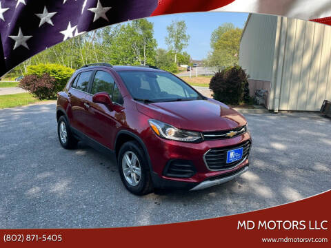 2019 Chevrolet Trax for sale at MD Motors LLC in Williston VT