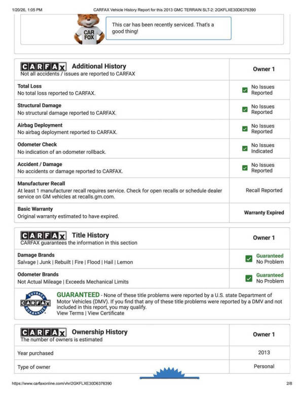 2013 GMC Terrain SLT-2