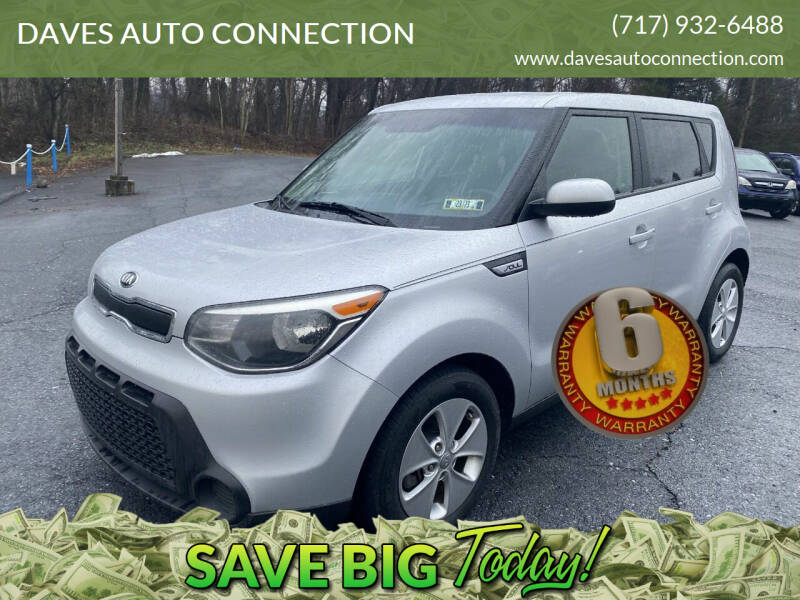 2015 Kia Soul for sale at DAVES AUTO CONNECTION in Etters PA