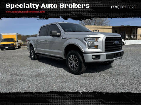2016 Ford F-150 for sale at Specialty Auto Brokers in Cartersville GA