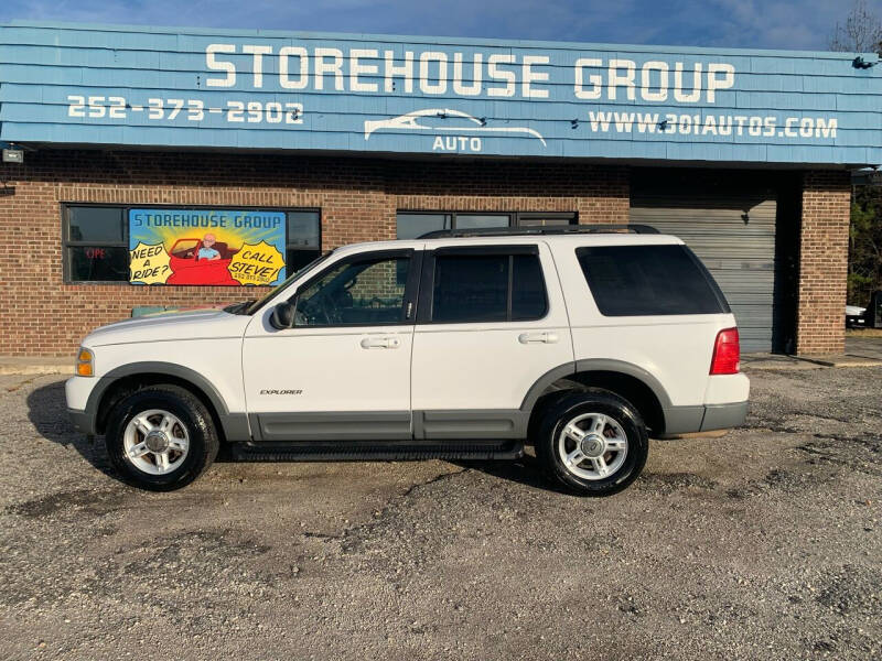 2002 Ford Explorer for sale at Storehouse Group in Wilson NC