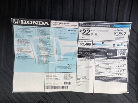 2015 Honda Odyssey EX-L