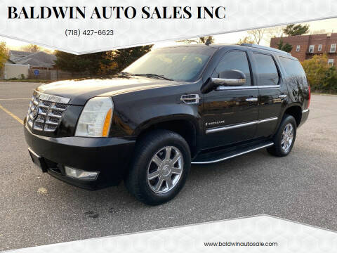 2007 Cadillac Escalade for sale at Baldwin Auto Sales Inc in Baldwin NY