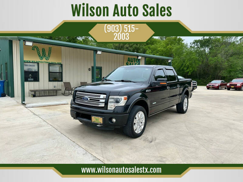 2013 Ford F-150 for sale at Wilson Auto Sales in Chandler TX