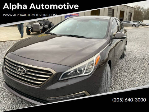 2015 Hyundai Sonata for sale at Alpha Automotive in Odenville AL