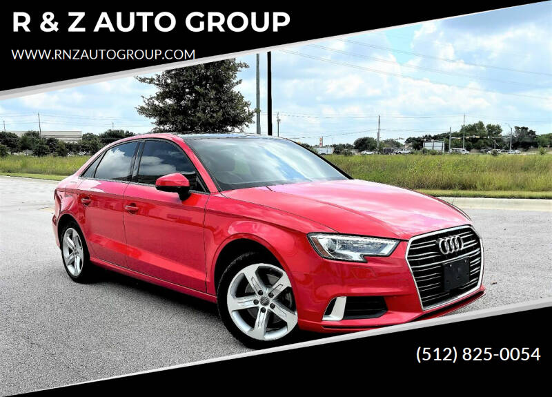 2018 Audi A3 for sale at R & Z AUTO GROUP in Austin TX
