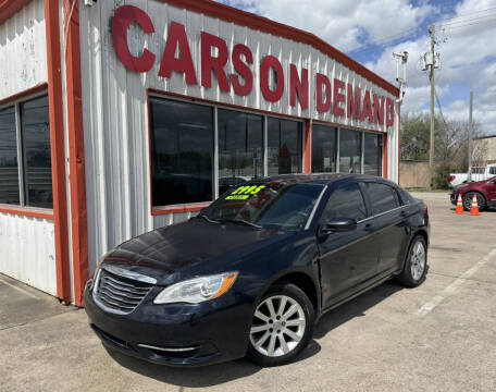2012 Chrysler 200 for sale at Cars On Demand 2 in Pasadena TX