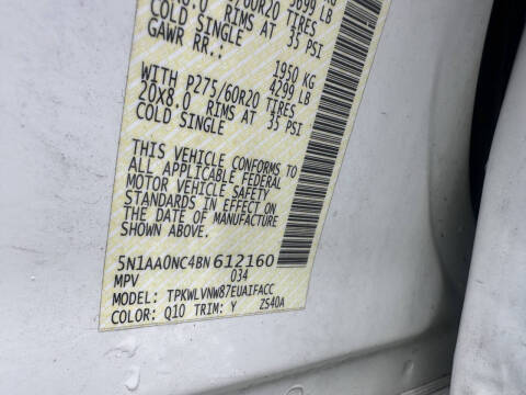 2011 Nissan Armada Platinum