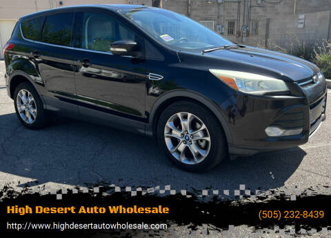 2013 Ford Escape for sale at High Desert Auto Wholesale in Albuquerque NM