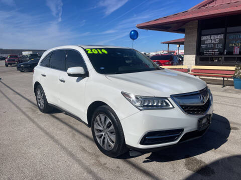 2014 Acura MDX for sale at Any Cars Inc in Grand Prairie TX