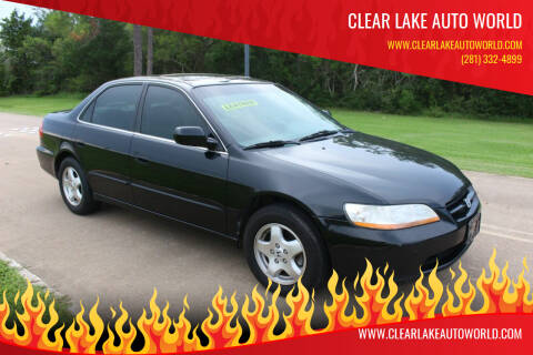 2000 Honda Accord for sale at Clear Lake Auto World in League City TX