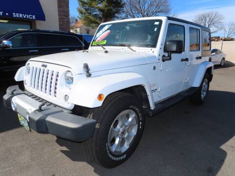 2015 Jeep Wrangler Unlimited for sale at CarMart One LLC in Freeport NY