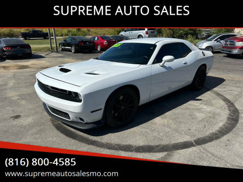 2015 Dodge Challenger for sale at SUPREME AUTO SALES in Grandview MO