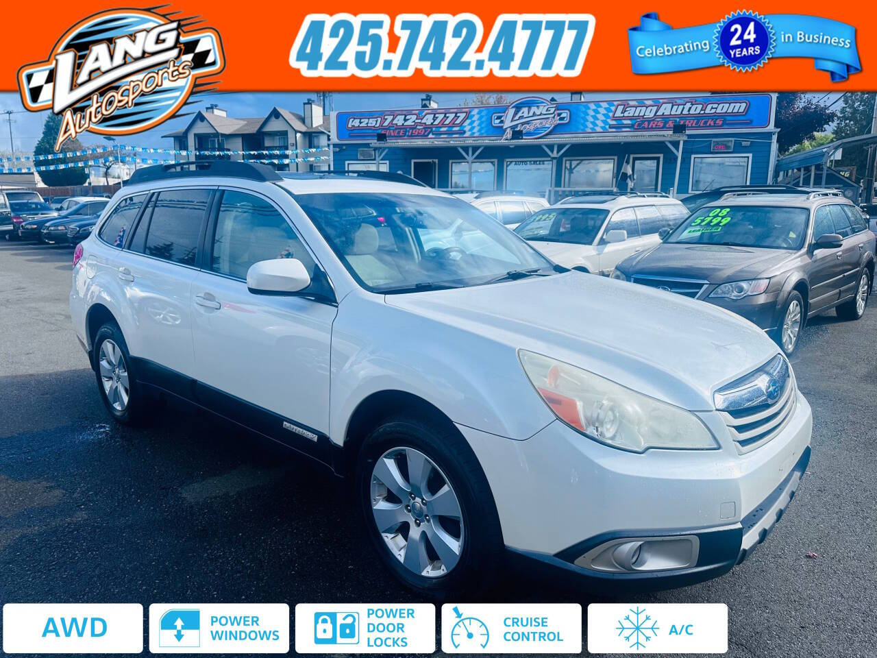 2010 Subaru Outback for sale at Lang Autosports in Lynnwood, WA