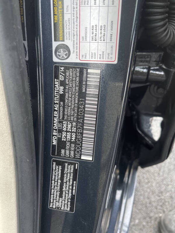 2015 Mercedes-Benz S-Class S 550 4MATIC