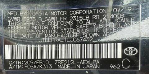 2020 Toyota Corolla LE