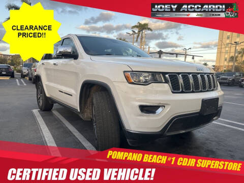 2020 Jeep Grand Cherokee for sale at PHIL SMITH AUTOMOTIVE GROUP - Joey Accardi Chrysler Dodge Jeep Ram in Pompano Beach FL