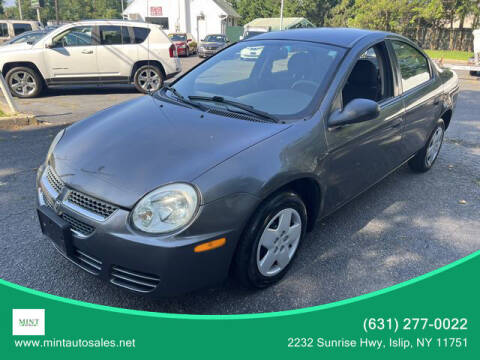 2004 Dodge Neon for sale at Mint Auto Sales Inc in Islip NY