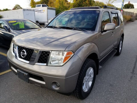 2005 Nissan Pathfinder for sale at Howe's Auto Sales in Lowell MA