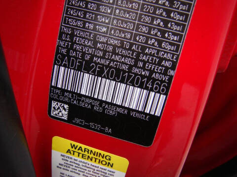 2018 Jaguar E-PACE P250 First Edition