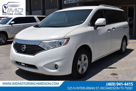 2017 Nissan Quest for sale at IMD Motors in Richardson TX