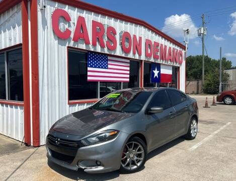 2013 Dodge Dart for sale at Cars On Demand 2 in Pasadena TX