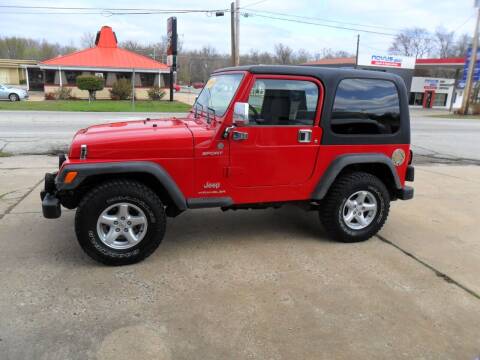 2004 Jeep Wrangler for sale at C MOORE CARS in Grove OK