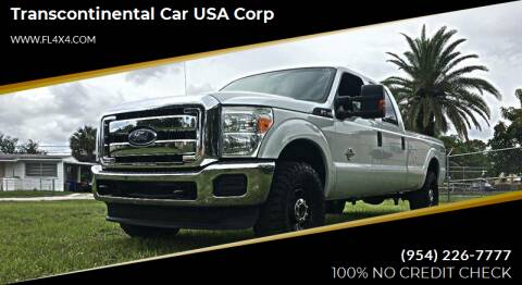 2012 Ford F-250 Super Duty for sale at Transcontinental Car USA Corp in Fort Lauderdale FL