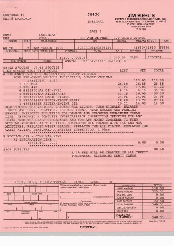 2017 RAM 1500 Tradesman