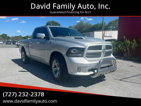 2014 RAM 1500 for sale at David Family Auto, Inc. in New Port Richey FL