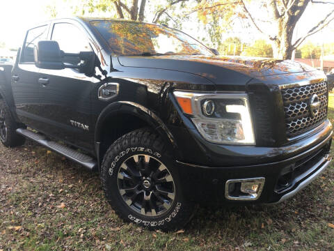 2017 Nissan Titan for sale at Creekside Automotive in Lexington NC