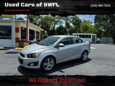 2016 Chevrolet Sonic for sale at Used Cars of SWFL in Fort Myers FL