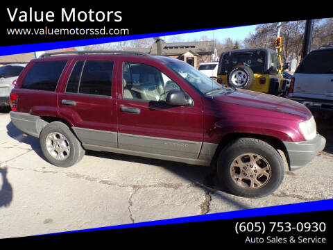 2002 Jeep Grand Cherokee for sale at Value Motors in Watertown SD