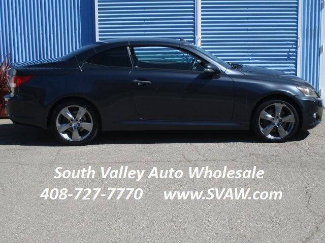 2011 Lexus IS 350C for sale at South Valley Auto Wholesale in Santa Clara, CA