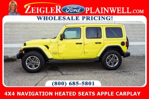 2022 Jeep Wrangler Unlimited for sale at Zeigler Ford of Plainwell in Plainwell MI