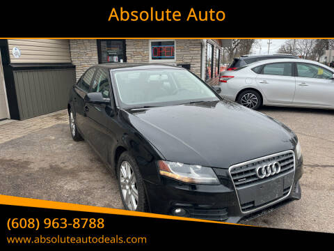 2010 Audi A4 for sale at Absolute Auto in Baraboo WI