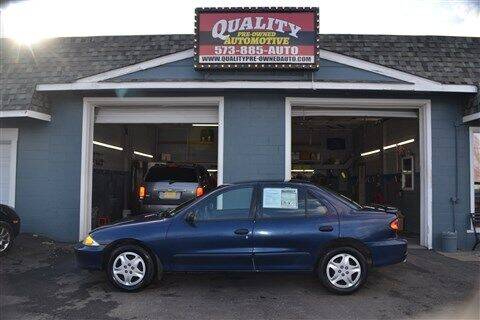 2002 Chevrolet Cavalier for sale at Quality Pre-Owned Automotive in Cuba MO