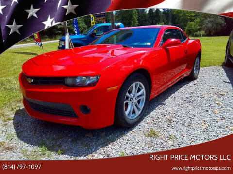 2014 Chevrolet Camaro for sale at Right Price Motors LLC in Cranberry PA