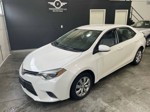 2016 Toyota Corolla for sale at Premier Auto LLC in Vancouver WA