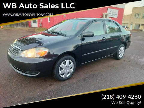 2007 Toyota Corolla for sale at WB Auto Sales LLC in Barnum MN