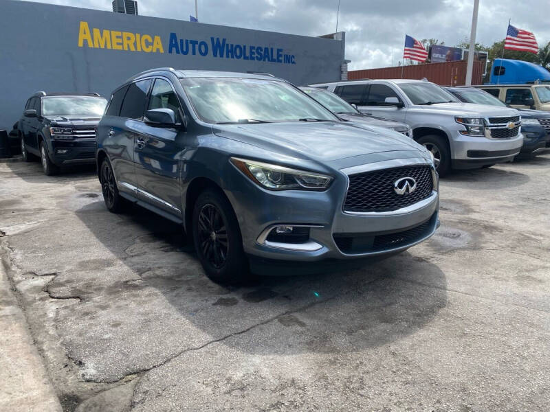 2016 Infiniti QX60 for sale at America Auto Wholesale Inc in Miami FL