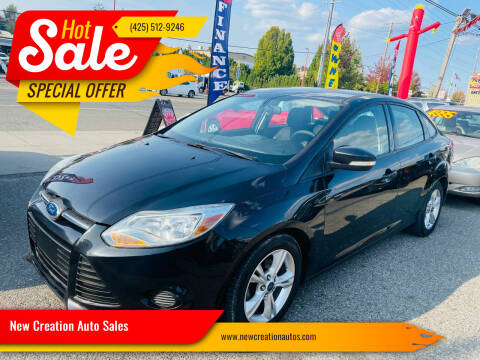 2013 Ford Focus for sale at New Creation Auto Sales in Everett WA