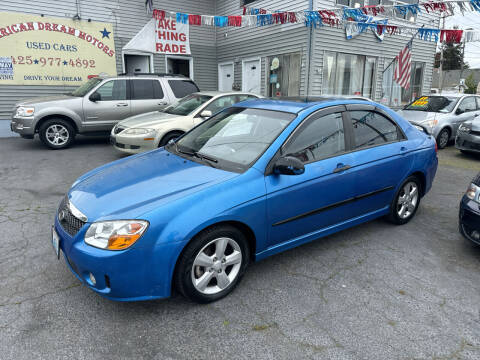 2008 Kia Spectra for sale at American Dream Motors in Everett WA