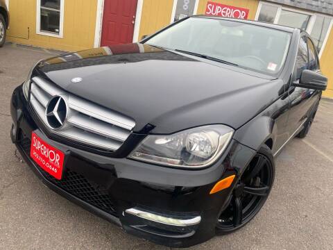 2013 Mercedes-Benz C-Class for sale at Superior Auto Sales, LLC in Wheat Ridge CO